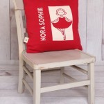 Set - Mädchendecke und Kissen mit Namen
